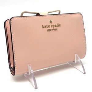 Kate Spade Leila Medium Compact Bifold Wallet Light Pink